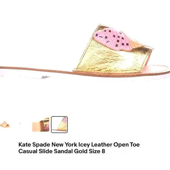 Kate Spade! Adorable, ice cream! Sandal flats - Picture 2 of 5